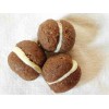Baci di Dama biscuits with Hazelnuts - Black
