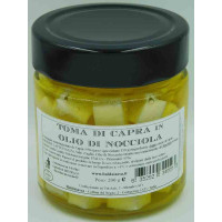 Toma di Capra in Olio di Nocciola - Vaso 210 g