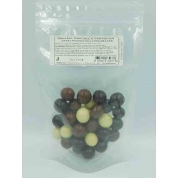 Hazelnut and Chocolate Dragees - Mixed sachet 150 g